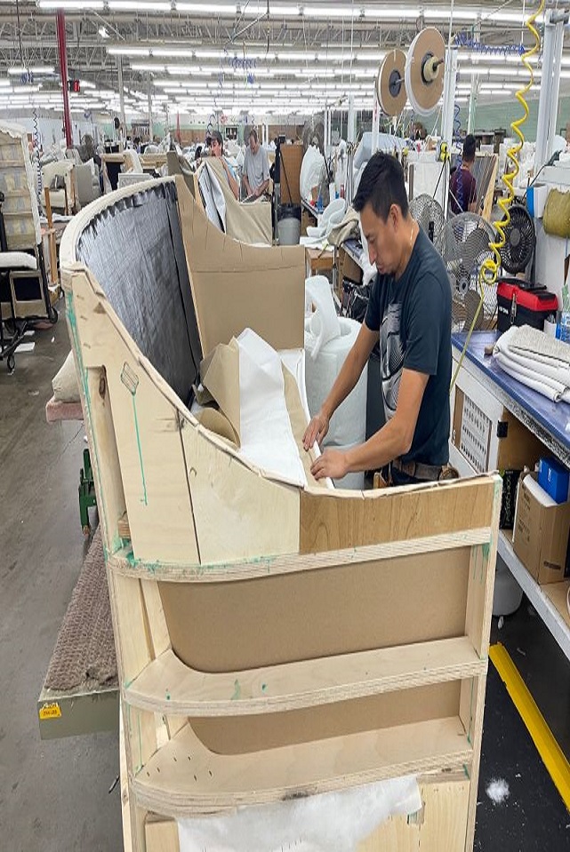 Upholstery inspection and finishing evaluation